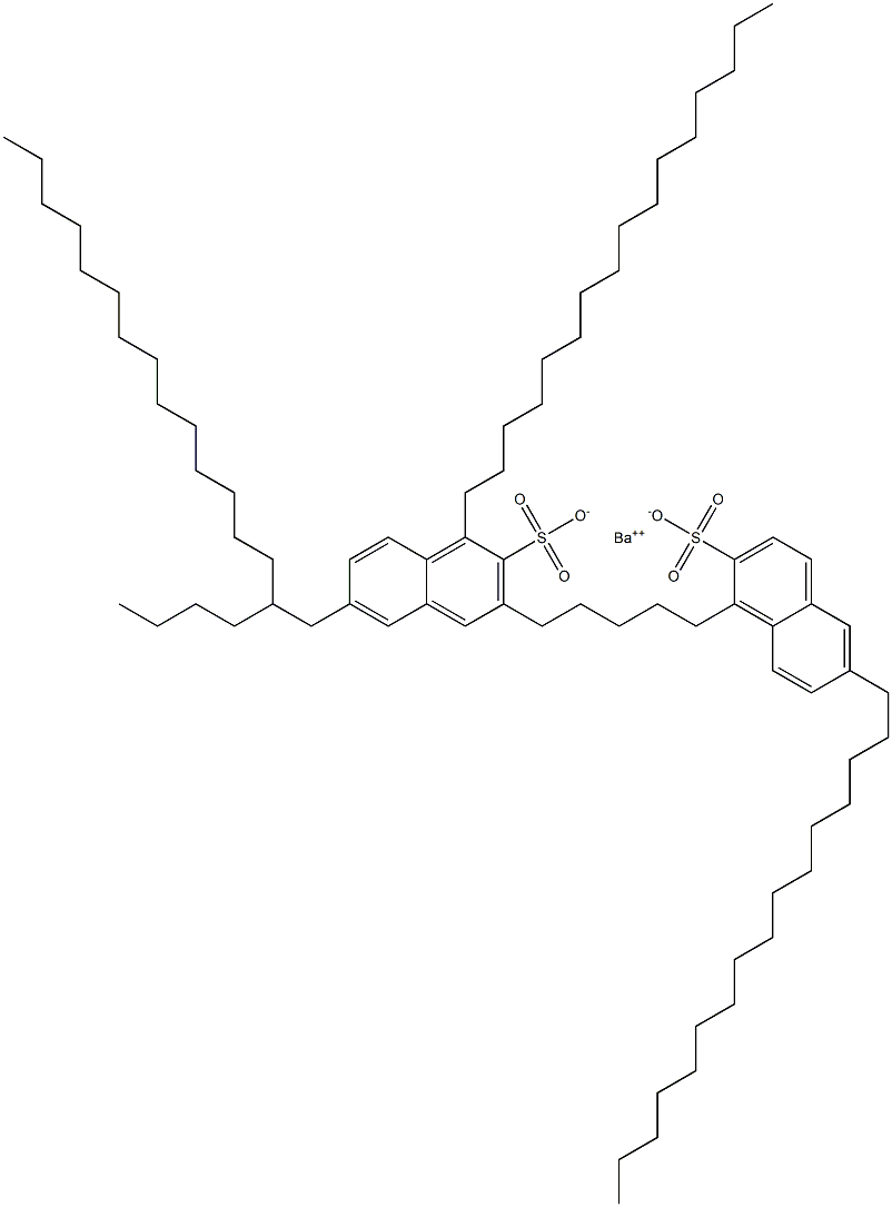Bis(1,6-dihexadecyl-2-naphthalenesulfonic acid)barium salt