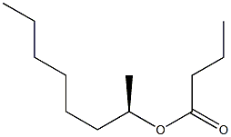 Butyric acid (R)-1-methylheptyl ester