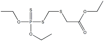 [(Diethoxyphosphinothioylthio)methylthio]acetic acid ethyl ester