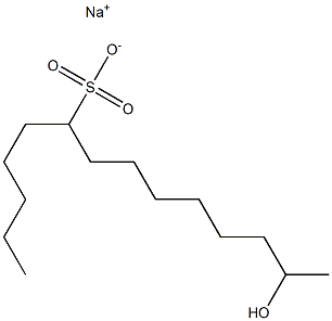 13-Hydroxytetradecane-6-sulfonic acid sodium salt