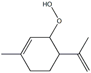 p-Mentha-1,8-dien-3-yl hydroperoxide Structure