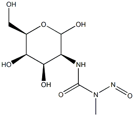 1-Methyl-1-nitroso-3-(2-deoxy-D-galactopyranos-2-yl)urea Structure