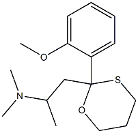 2-(2-Methoxyphenyl)-2-[2-(dimethylamino)propyl]-1,3-oxathiane