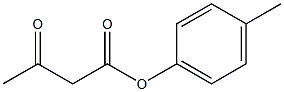 3-Oxobutyric acid 4-methylphenyl ester Struktur