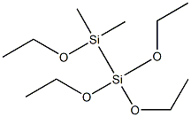 1,1,1,2-テトラエトキシ-2,2-ジメチルジシラン 化学構造式
