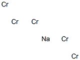 Pentachromium sodium,,结构式