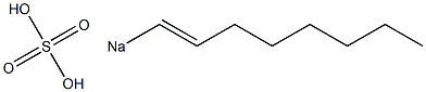 Sulfuric acid 1-octenyl=sodium salt 结构式