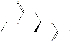 (3S)-3-(Chloroformyloxy)butanoic acid ethyl ester,,结构式
