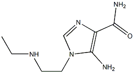 5-Amino-1-[2-(ethylamino)ethyl]-1H-imidazole-4-carboxamide Structure