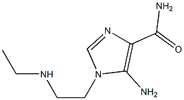 5-Amino-1-[2-(ethylamino)ethyl]-1H-imidazole-4-carboxamide 结构式