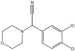 3,4-Dichlorophenylmorpholinoacetonitrile Structure