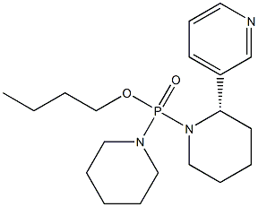 3-[(2S)-1-[Butoxy(piperidino)phosphinyl]piperidin-2-yl]pyridine