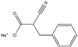 2-Cyano-3-phenylpropionic acid sodium salt