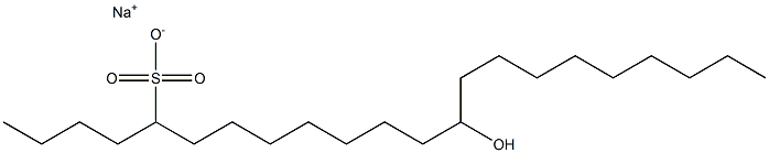 13-Hydroxydocosane-5-sulfonic acid sodium salt