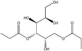 L-グルシトール4,6-ジプロピオナート 化学構造式