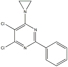 6-(1-Aziridinyl)-4,5-dichloro-2-phenylpyrimidine