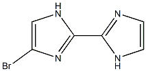 4-Bromo-2,2'-bi[1H-imidazole],,结构式