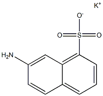 7-Amino-1-naphthalenesulfonic acid potassium salt Structure