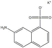 7-Amino-1-naphthalenesulfonic acid potassium salt Struktur