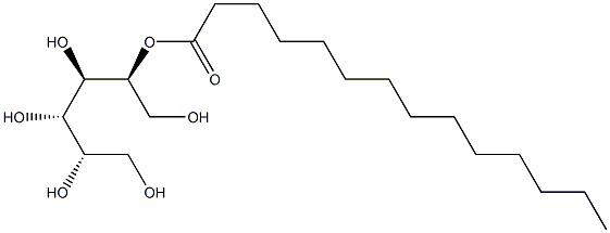 L-Mannitol 2-tetradecanoate Struktur