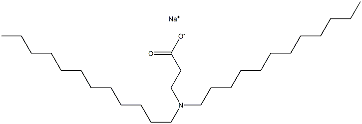 3-(Didodecylamino)propanoic acid sodium salt