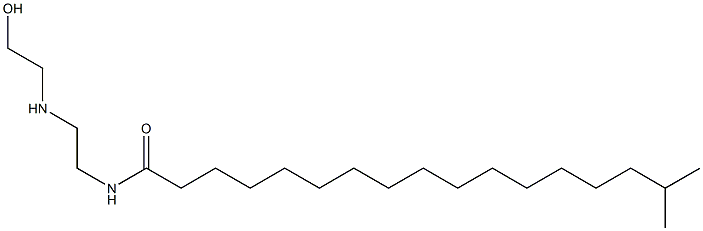 N-[2-[(2-Hydroxyethyl)amino]ethyl]-16-methylheptadecanamide Structure