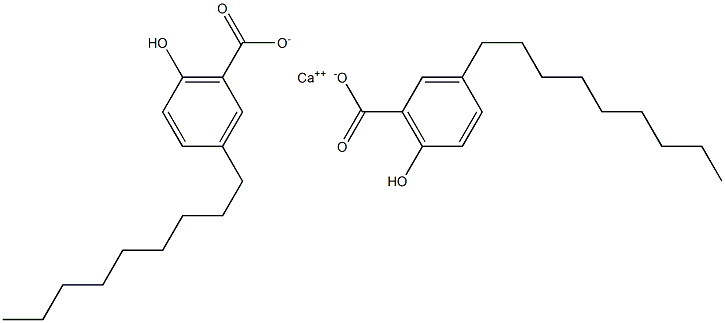 Bis(3-nonyl-6-hydroxybenzoic acid)calcium salt Struktur