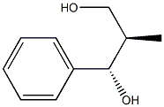 (2R,3S)-2-メチル-3-フェニルプロパン-1,3-ジオール 化学構造式