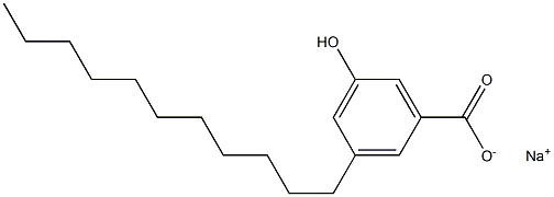 3-Undecyl-5-hydroxybenzoic acid sodium salt|