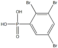 2,3,5-トリブロモフェニルホスホン酸 化学構造式