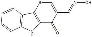  3-[(Hydroxyimino)methyl]thiopyrano[3,2-b]indol-4(5H)-one