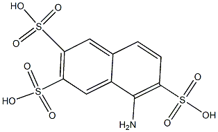 5-Amino-2,3,6-naphthalenetrisulfonic acid,,结构式