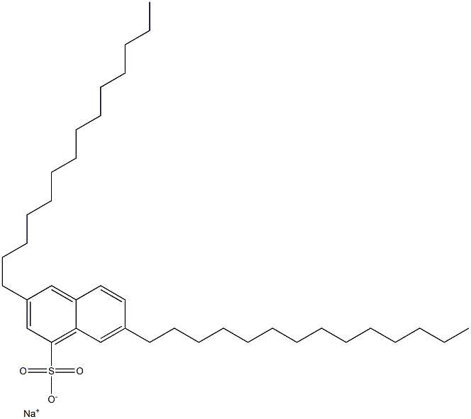 3,7-Ditetradecyl-1-naphthalenesulfonic acid sodium salt