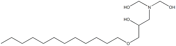 1-[Bis(hydroxymethyl)amino]-3-dodecyloxy-2-propanol,,结构式