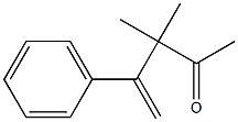 4-Phenyl-3,3-dimethyl-4-penten-2-one,,结构式