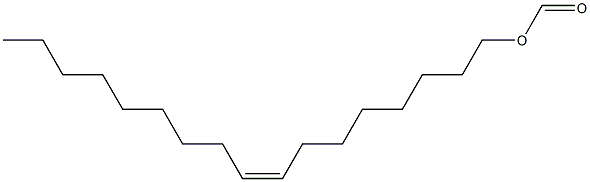 Formic acid (8Z)-8-heptadecenyl ester Struktur