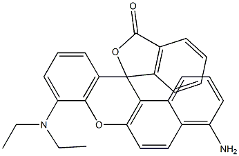 4'-Amino-8'-diethylaminospiro[isobenzofuran-1(3H),12'-[12H]benzo[a]xanthen]-3-one