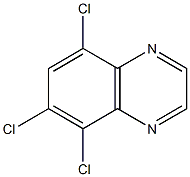 5,6,8-Trichloroquinoxaline Struktur