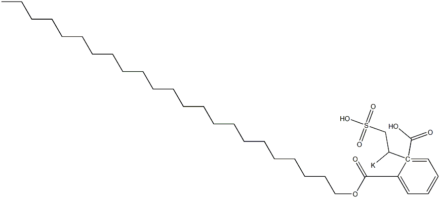 Phthalic acid 1-tricosyl 2-(1-potassiosulfoethyl) ester