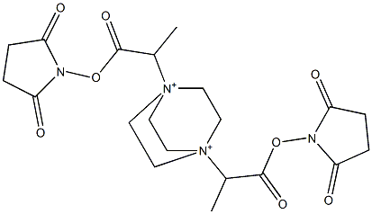  1,4-Bis[1-(2,5-dioxopyrrolidin-1-yloxycarbonyl)ethyl]-1,4-diazoniabicyclo[2.2.2]octane