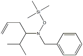 N-Benzyl-N-[(trimethylsilyl)oxy]-1-isopropyl-3-buten-1-amine Struktur