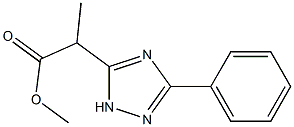 5-Phenyl-2H-1,2,4-triazole-3-(propionic acid methyl) ester Structure