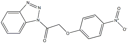 1-(4-Nitrophenoxyacetyl)-1H-benzotriazole Struktur