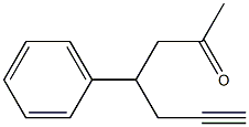 4-Phenyl-6-heptyn-2-one Struktur