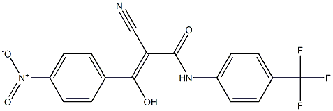 2-Cyano-3-hydroxy-3-[4-nitrophenyl]-N-[4-trifluoromethylphenyl]acrylamide|