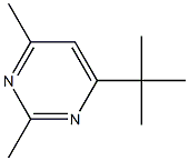 2,4-Dimethyl-6-tert-butylpyrimidine,,结构式