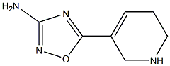 3-Amino-5-[(1,2,5,6-tetrahydropyridin)-3-yl]-1,2,4-oxadiazole Structure
