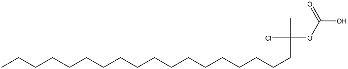 Carbonic acid octadecyl(1-chloroethyl) ester Structure