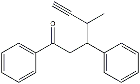  1,3-Diphenyl-4-methyl-5-hexyn-1-one