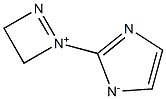 2-[(3,4-ジヒドロ-1,2-ジアゼト-2-イウム)-2-イル]-1H-イミダゾール-1-イド 化学構造式